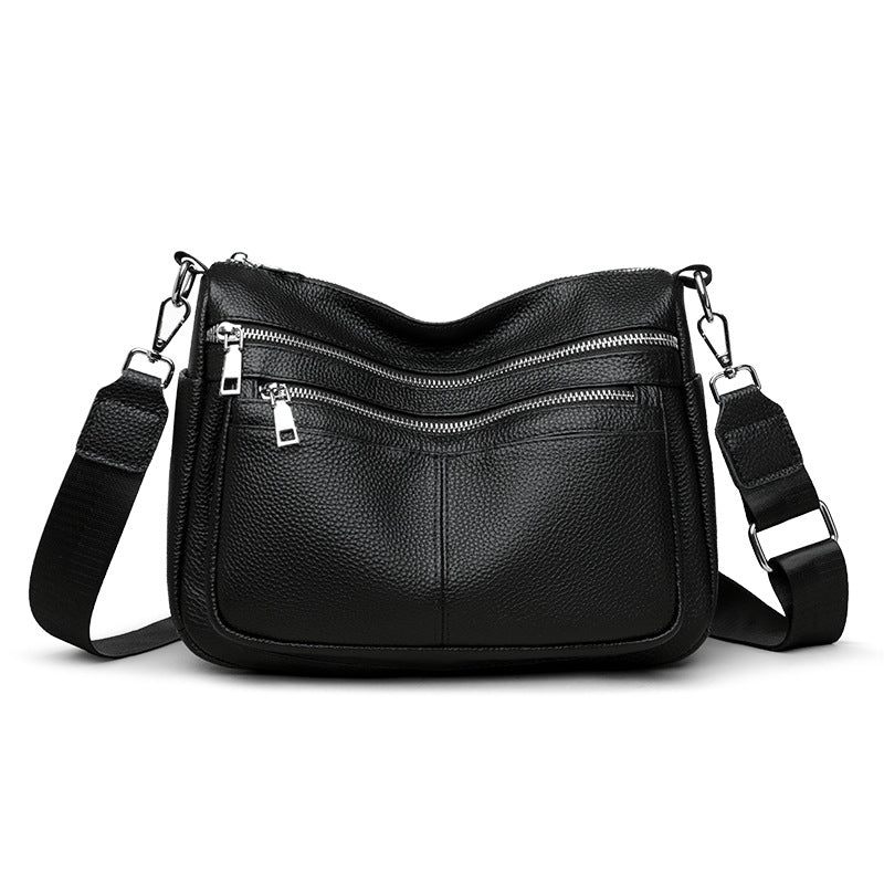 Women's Leather Large Capacity First Layer Bags