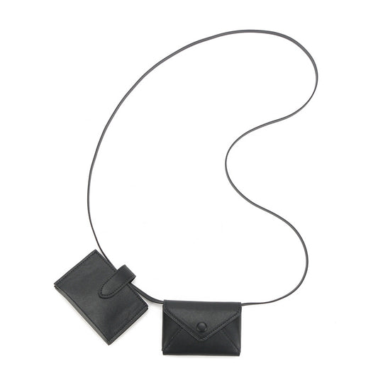 Comfortable Mini Leather Envelope Underarm Vintage Armpit Bags