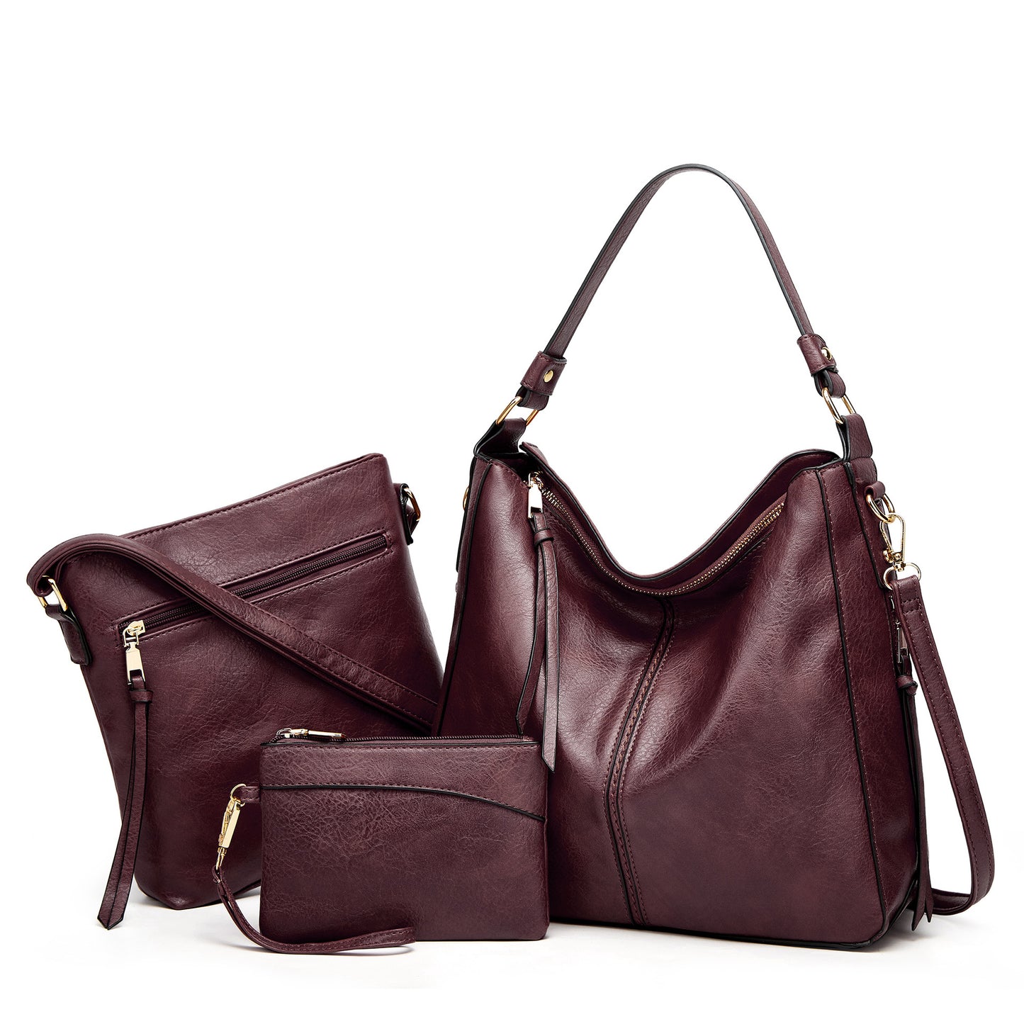 Women's Fashion Soft Leather Large Capacity Mother Shoulder Bags