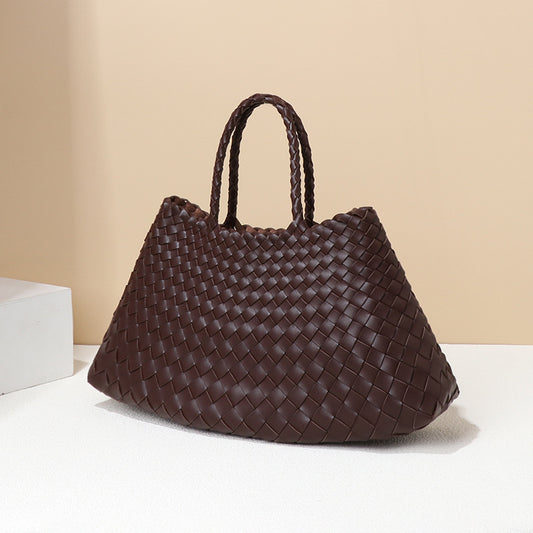 Women's French Food Basket Hand-woven Retro Art Versatile Handbags