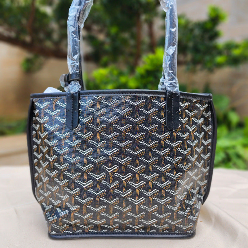 Double-sided Shopping Dog Teeth Vegetable Basket Armpit Bags