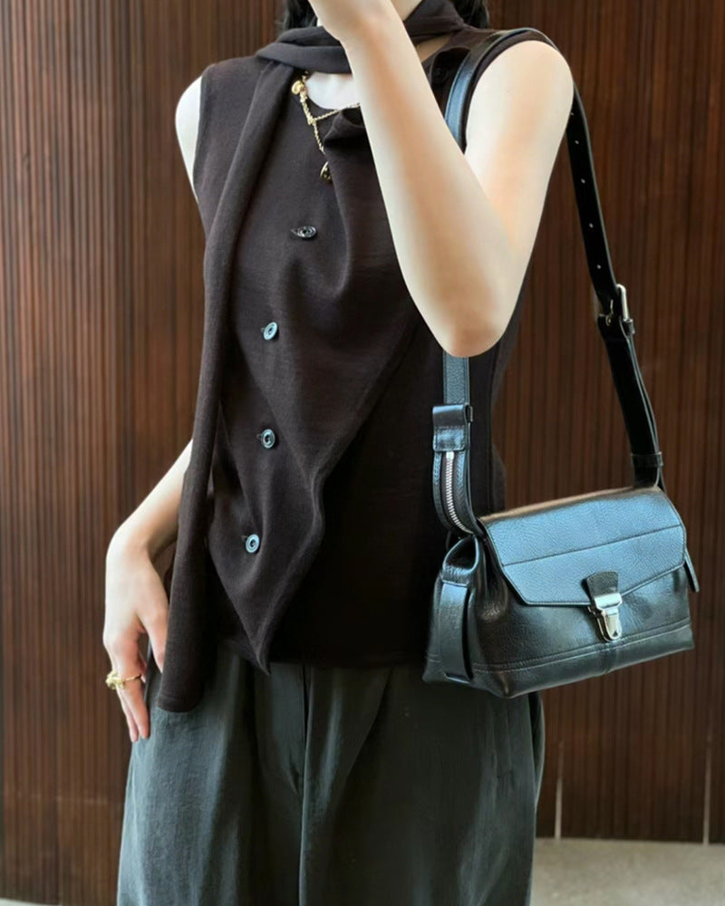 Women's Dual Version Development Design Leather First Layer Bags