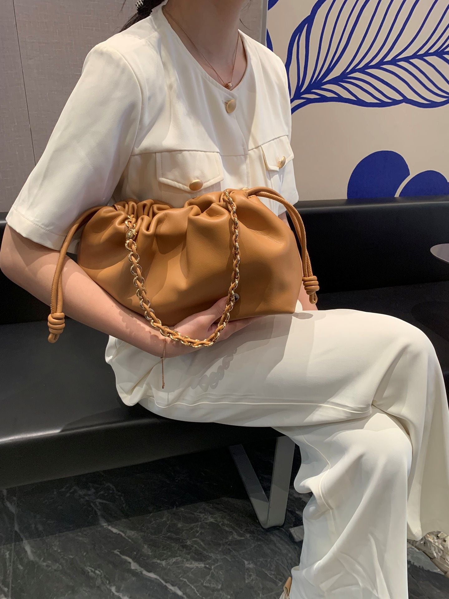 Women's Cloud Mi Lucky Chinese Style Underarm Shoulder Bags