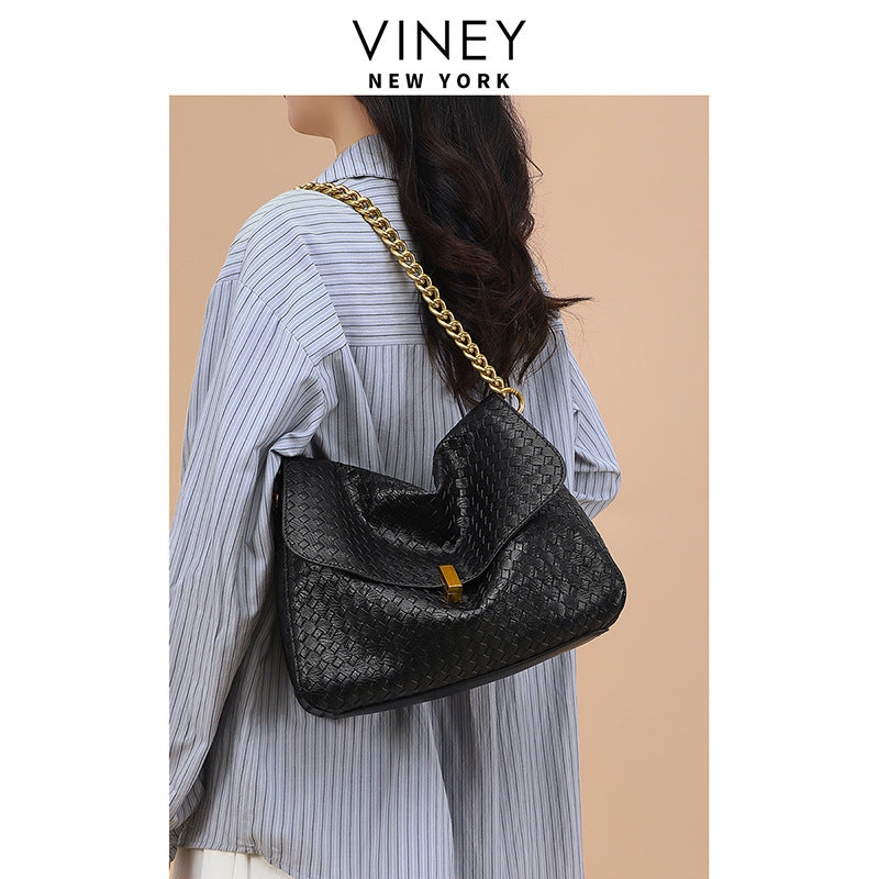 Women's Summer Underarm Large Capacity Soft Leather Crossbody Bags
