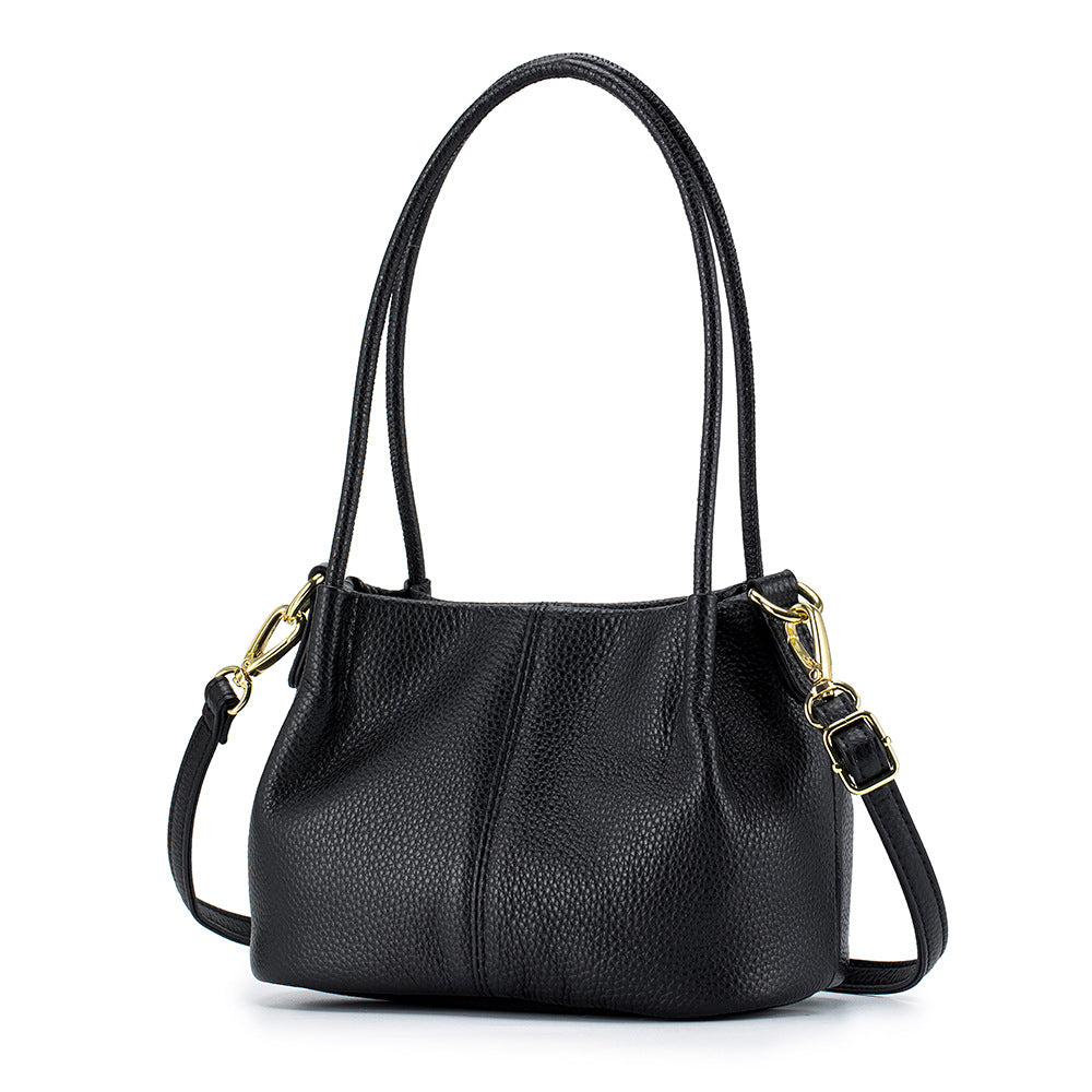 Women's Fashion Portable Genuine Leather Design Large Crossbody Bags