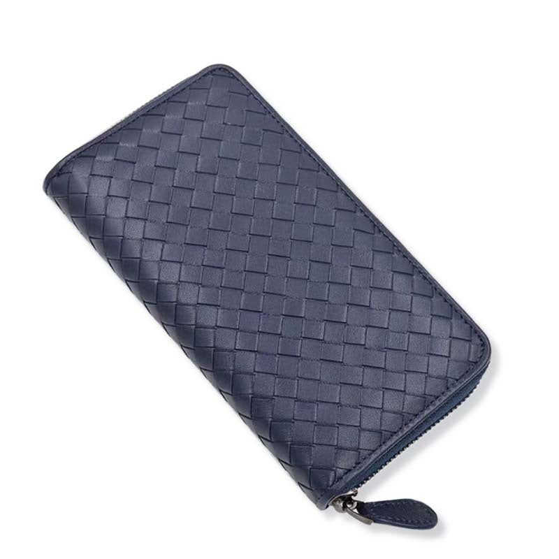 Women's & Men's & Long Genuine Leather Sheepskin Hand-woven Ladies Wallets