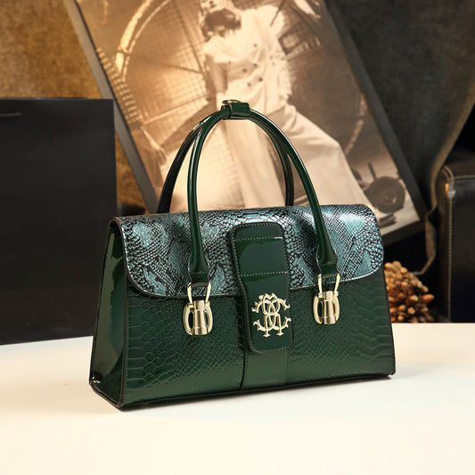 Women's Elegant Cover Crocodile Pattern Mother Stylish Crossbody Bags