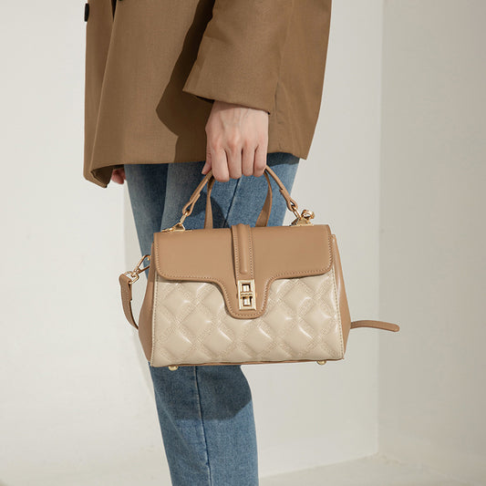 Women's Fashion Simple Large Capacity Soft Leather Crossbody Bags