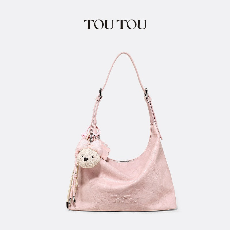Graceful Women's Puppy Series Underarm Commuting Shoulder Bags