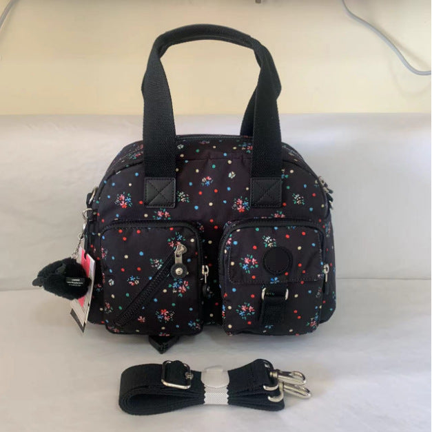 Women's Home Nylon Monkey Simple Double Pocket Handbags