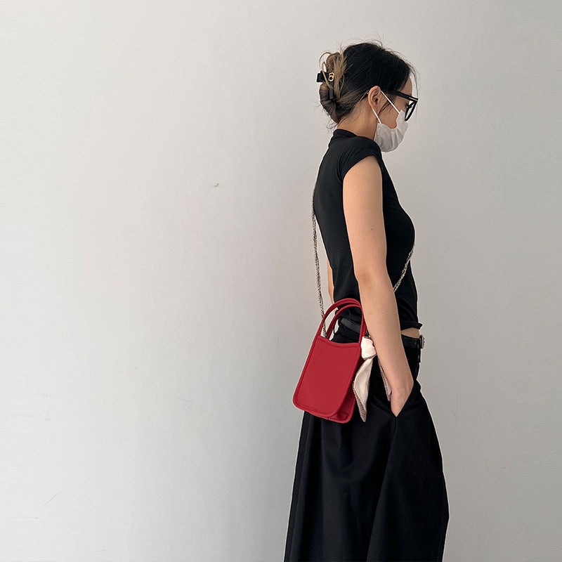 Summer Simple Genuine Leather Mini Cute Fashion Shoulder Bags