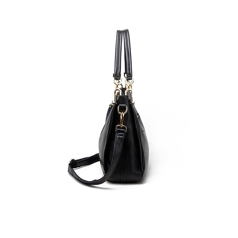 Women's Summer Street Fashion Leather Solid Color Crossbody Bags