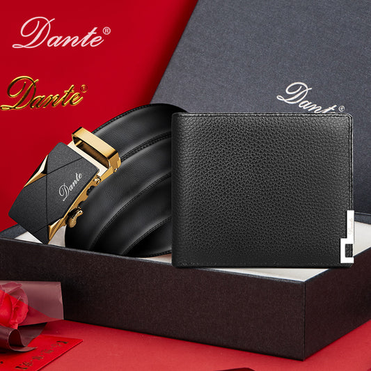 Men's Genuine Cattlehide Leather Surface Practical Suit Men's Wallets