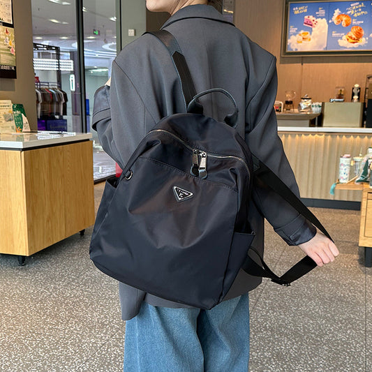 Women's Lightweight Good-looking Niche Waterproof Oxford Cloth Backpacks