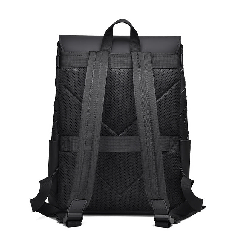 Men's Slouchy Fashion Rhombus Large Capacity Backpacks
