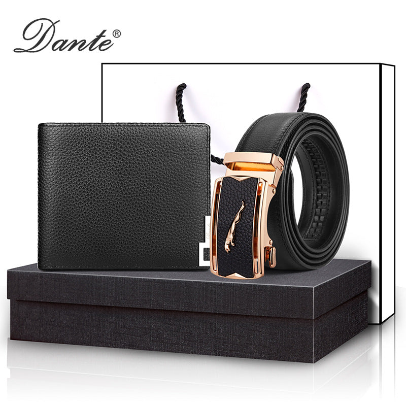Men's Genuine Cattlehide Leather Surface Practical Suit Men's Wallets