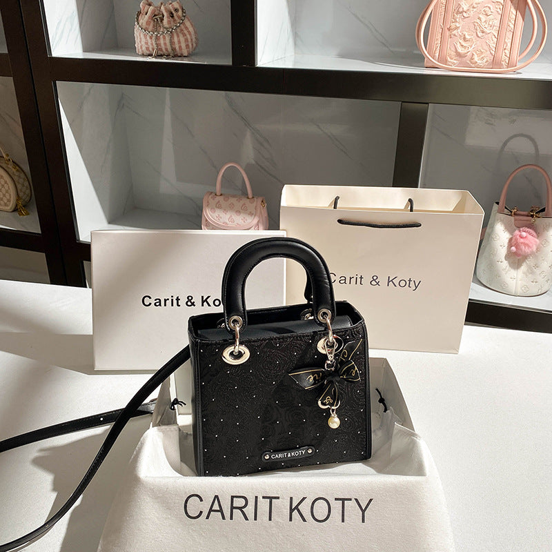 Trendy Glamorous Niche Diamond Diana High-grade Handbags