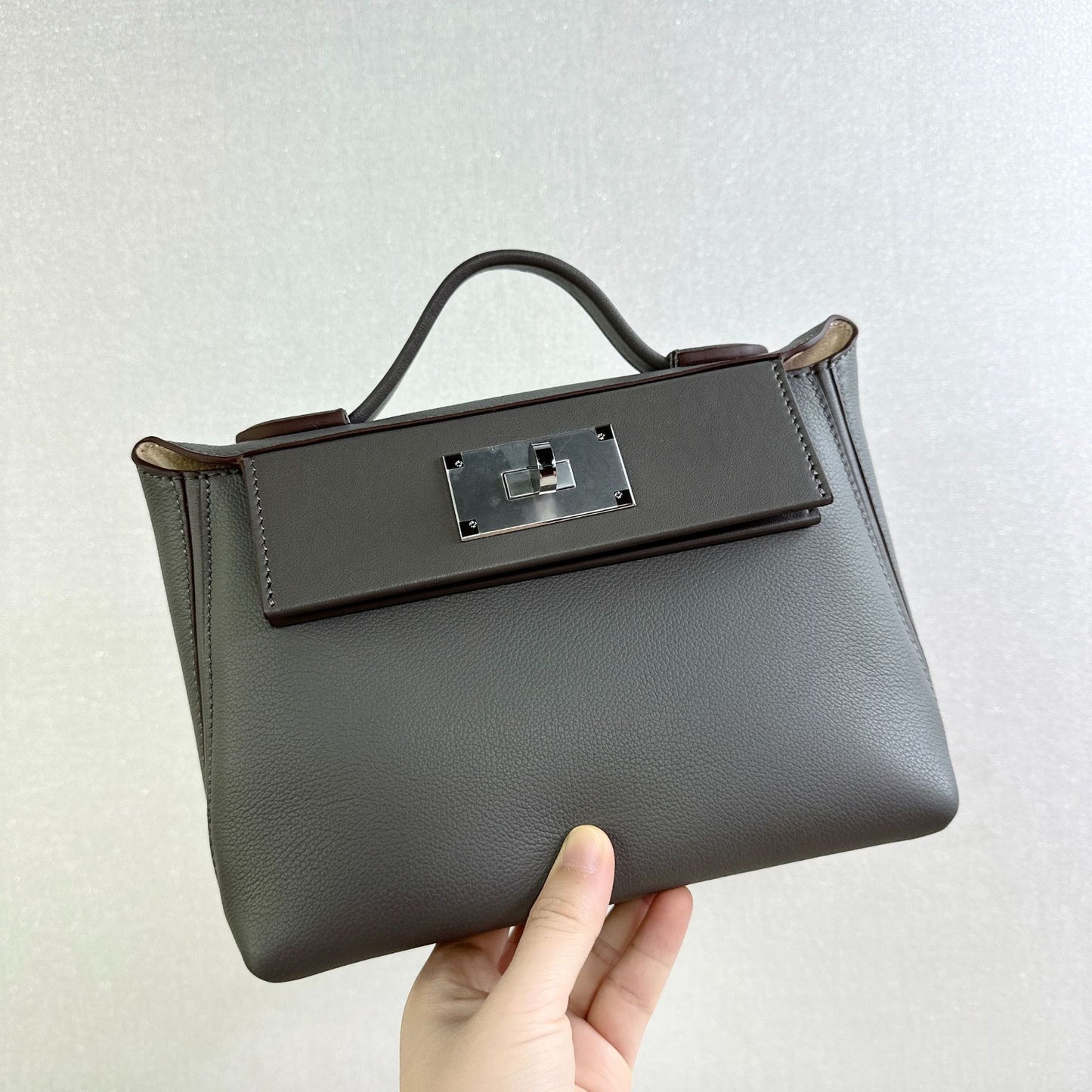 Women's Top Layer Leather Cowhide Kelly Wings Crossbody Bags