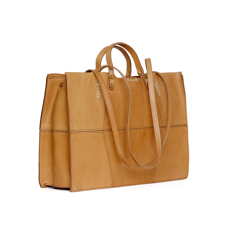 Women's Minority Fashion Genuine Leather Simple Italian Handbags