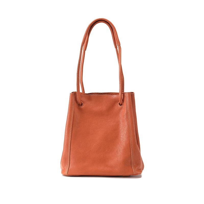Leather Niche Retro Commuter Large Capacity Armpit Bags