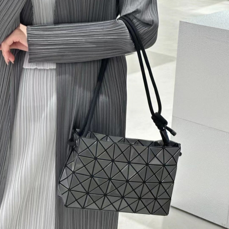 Women's Geometric Rhombus Single Life Box Shoulder Bags