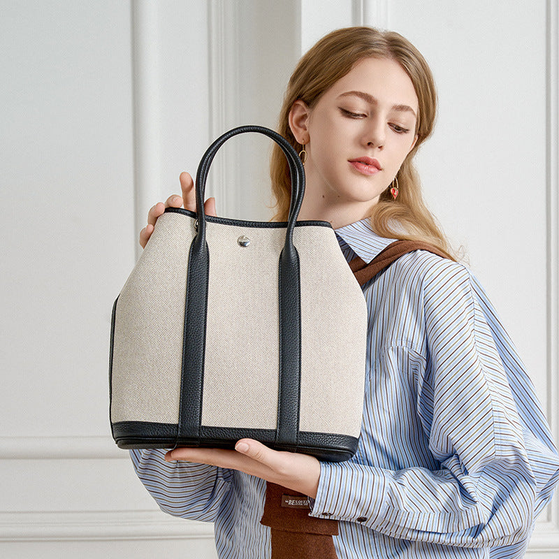 Women's Niche One Genuine Leather High Notebook Large Handbags