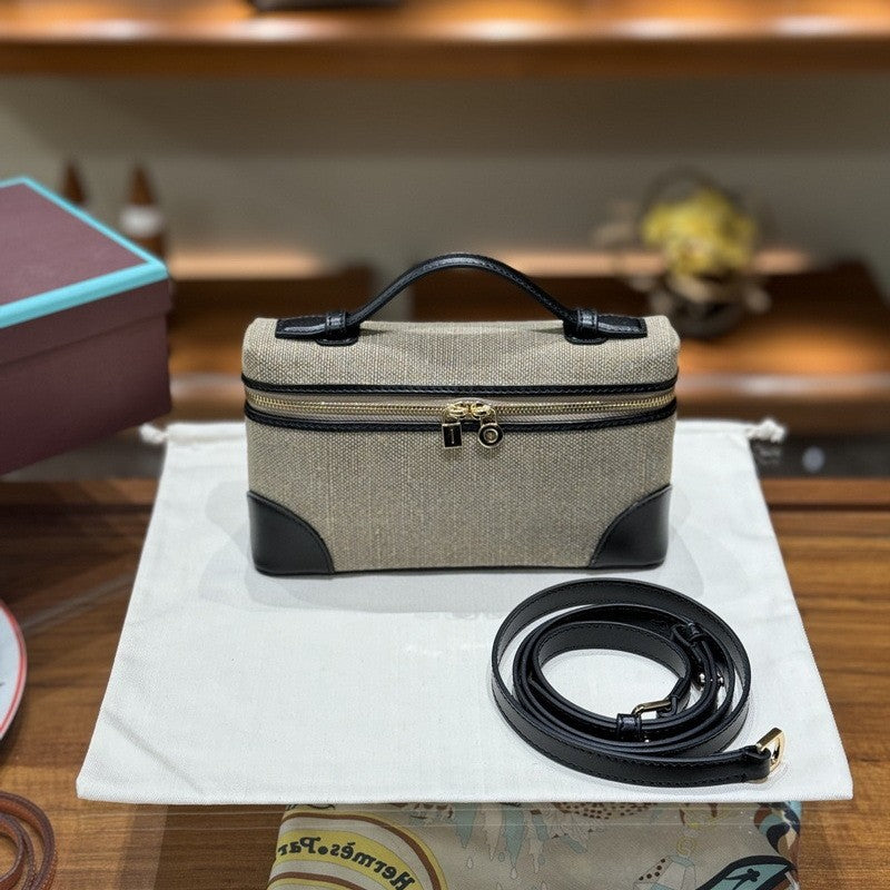 Women's Leather Pattern Lunch Box Mini Handbags