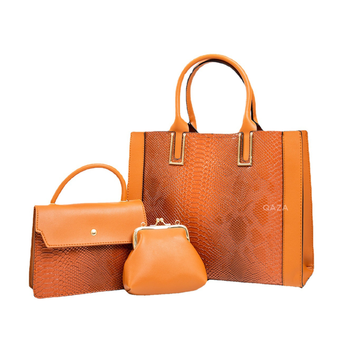 Women's Elegant Premium Snake Pattern Mother Handbags