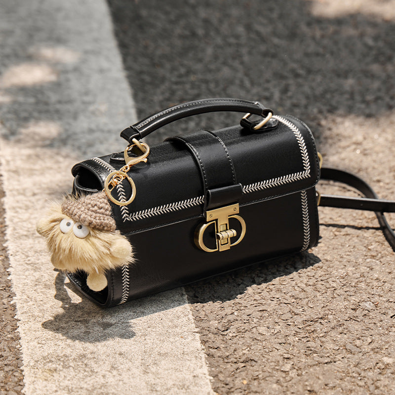 Women's Summer Versatile High-grade Genuine Leather Poor Handbags