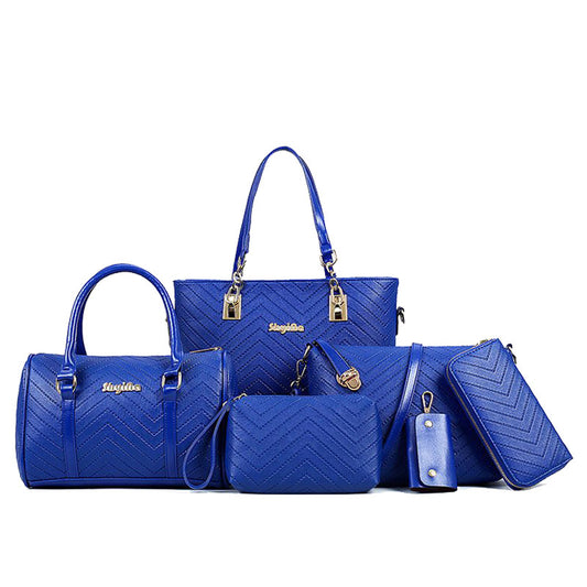 Fashion Embossing Mother Female Versatile Retro Shoulder Bags