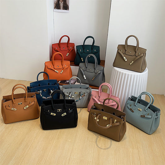 Women's High-grade Portable Platinum Kelly Large Capacity Crossbody Bags