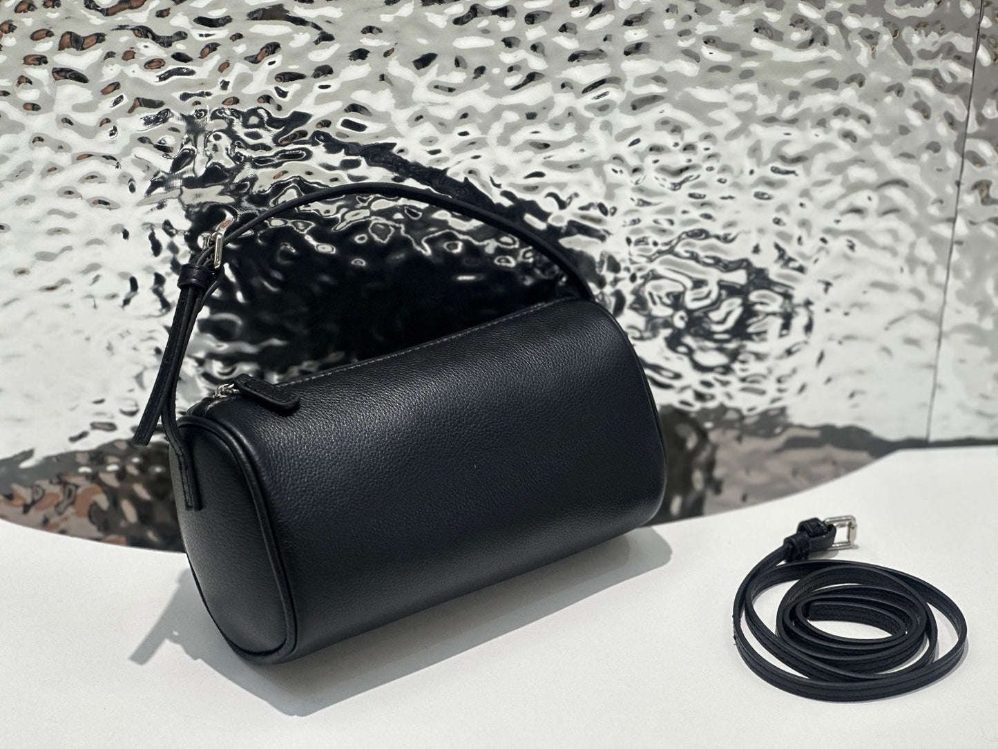 Women's Five Nine Pencil Box First Layer Cowhide High-grade Crossbody Bags