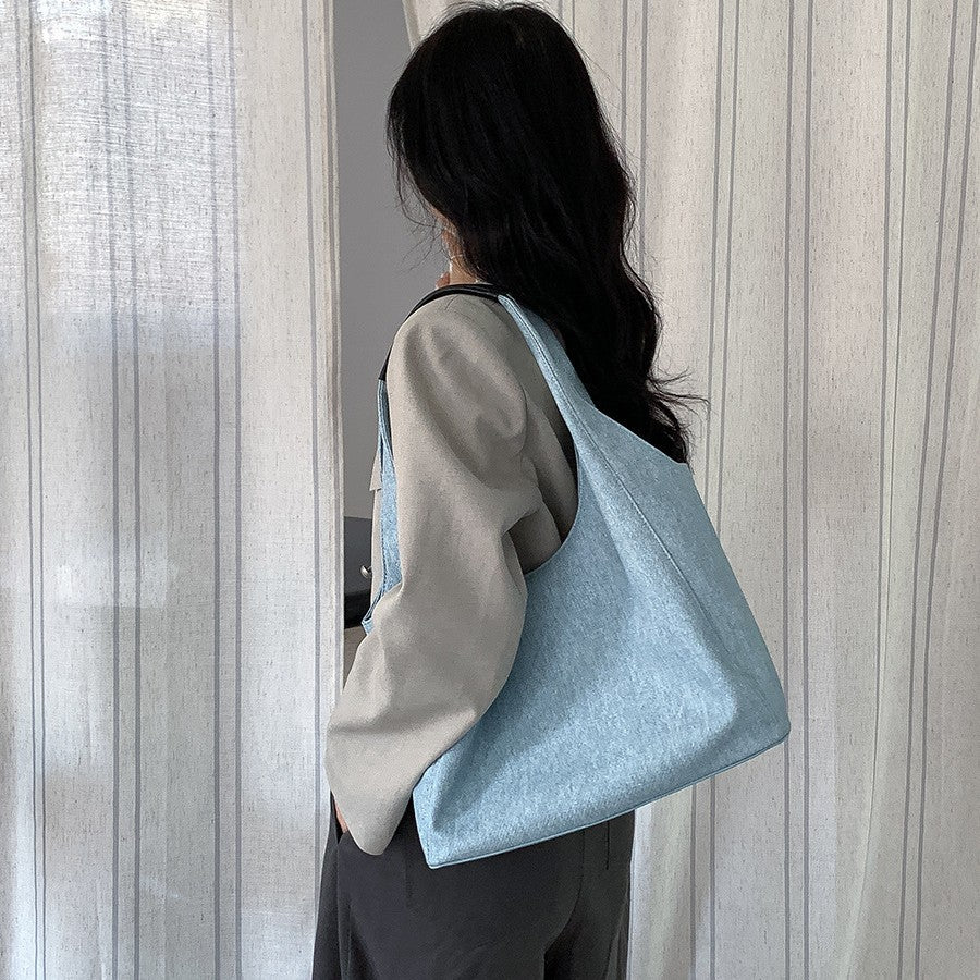 Women's Commuter Fashion Korean Style Idle Large Shoulder Bags