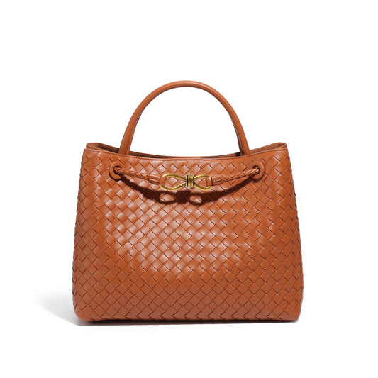 Women's Retro Large Capacity For Hand-woven Fashion Handbags