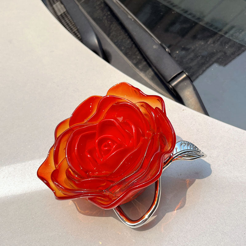 Acrylic Camellia Flower Box Dinner Mini Bags