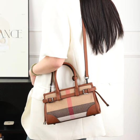 Women's Leather Niche Genuine Layer Cowhide Tops Handbags