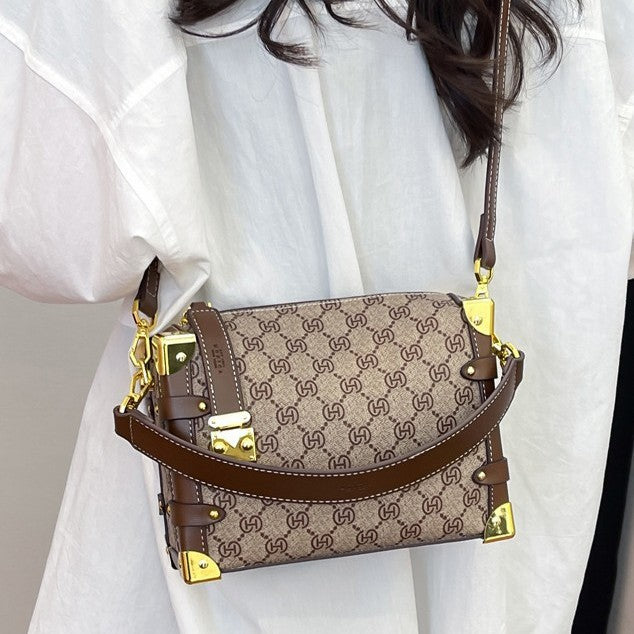 Women's Stylish Good Texture Vintage Presbyopic Pillow Crossbody Bags