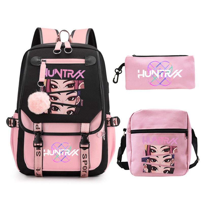 Elegant Children's Merchandise Printed Fashion Pencil Backpacks
