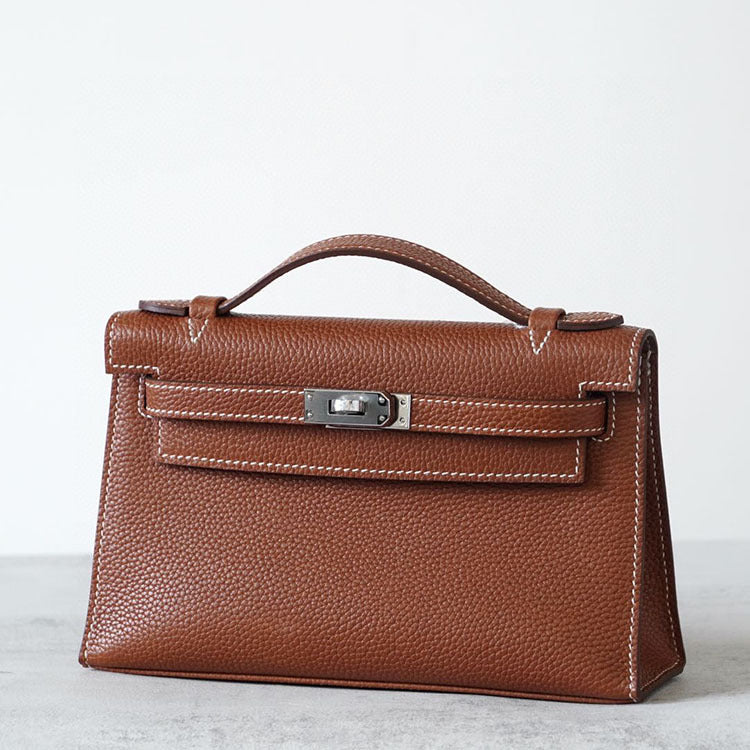 Ding Half Wax Line First Layer Handbags