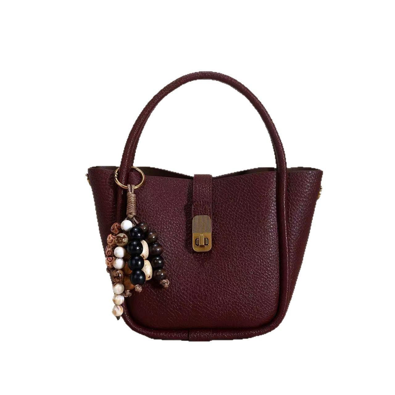 Women's Pattern Portable Vegetable Basket Retro Exquisite Crossbody Bags