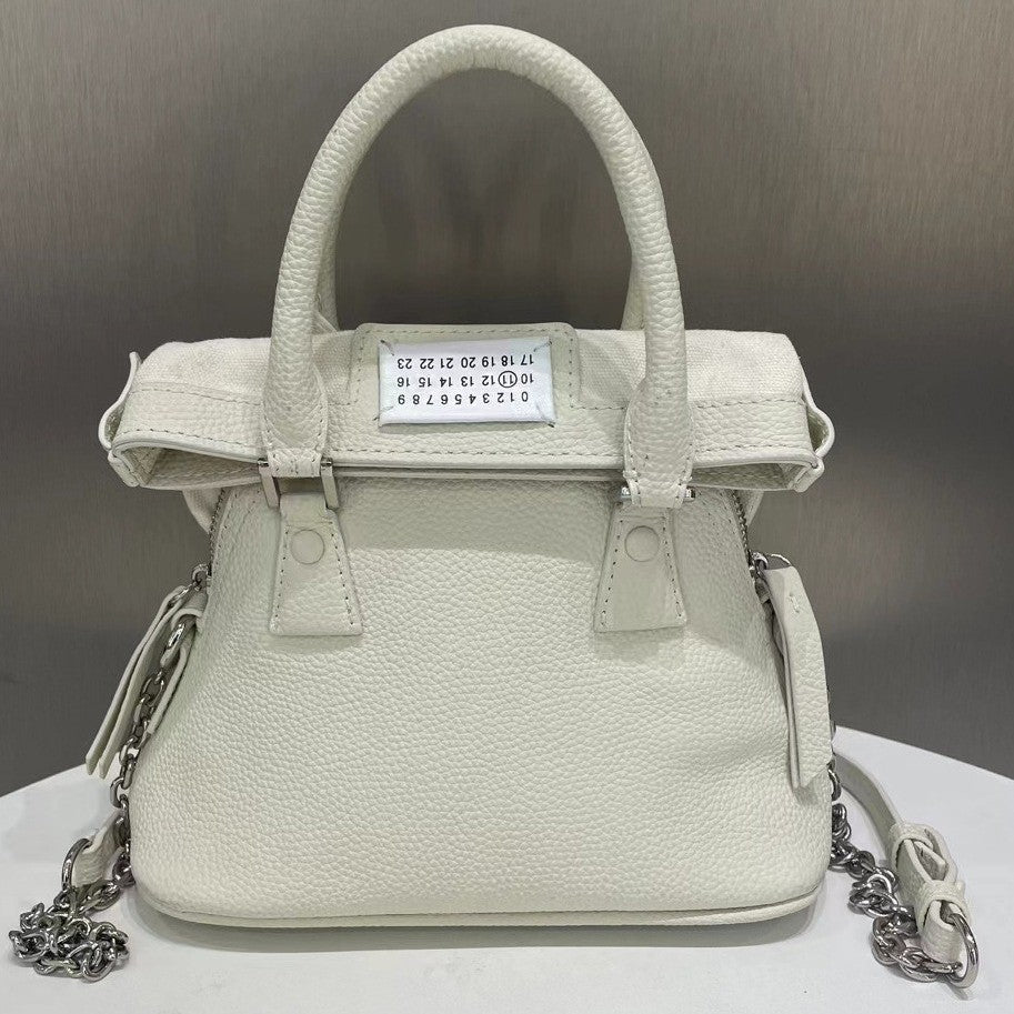 Women's First Layer Cowhide Shell Chain Niche Crossbody Bags