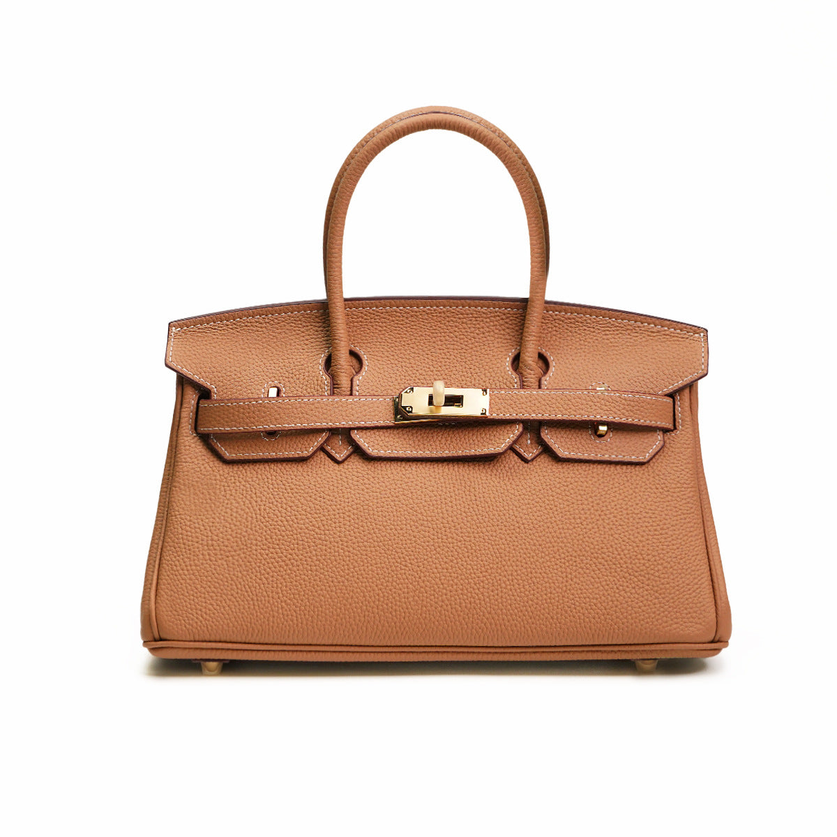 Women's Genuine Cattlehide Leather Surface Portable Horizontal Shoulder Bags