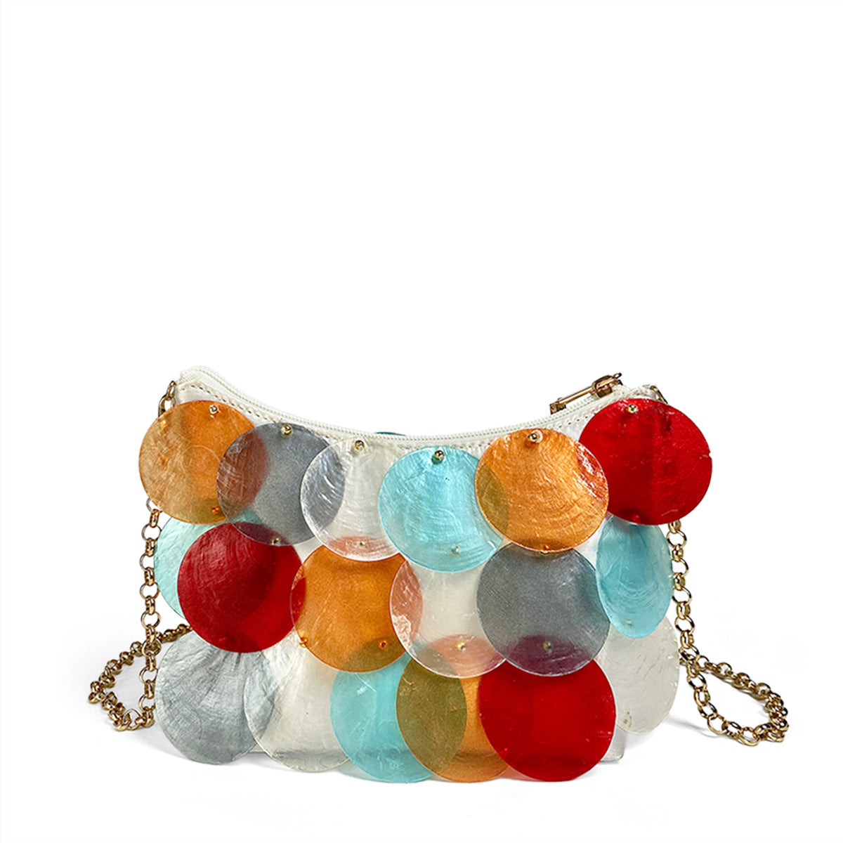 Fresh Fairy Shell Sequined Chain Hand-woven Crossbody Bags