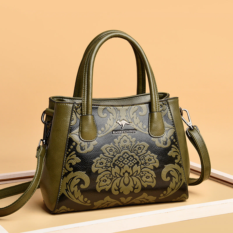 Women's Stylish Popular Chinese Style Embossed Handbags