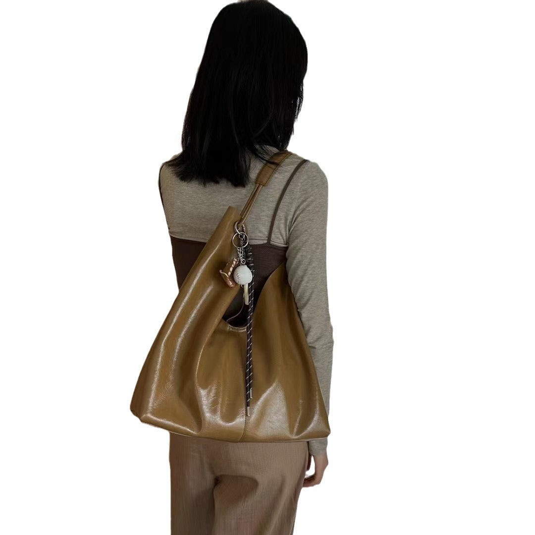 Women's High-grade Soft Leather Underarm Large Capacity Shoulder Bags