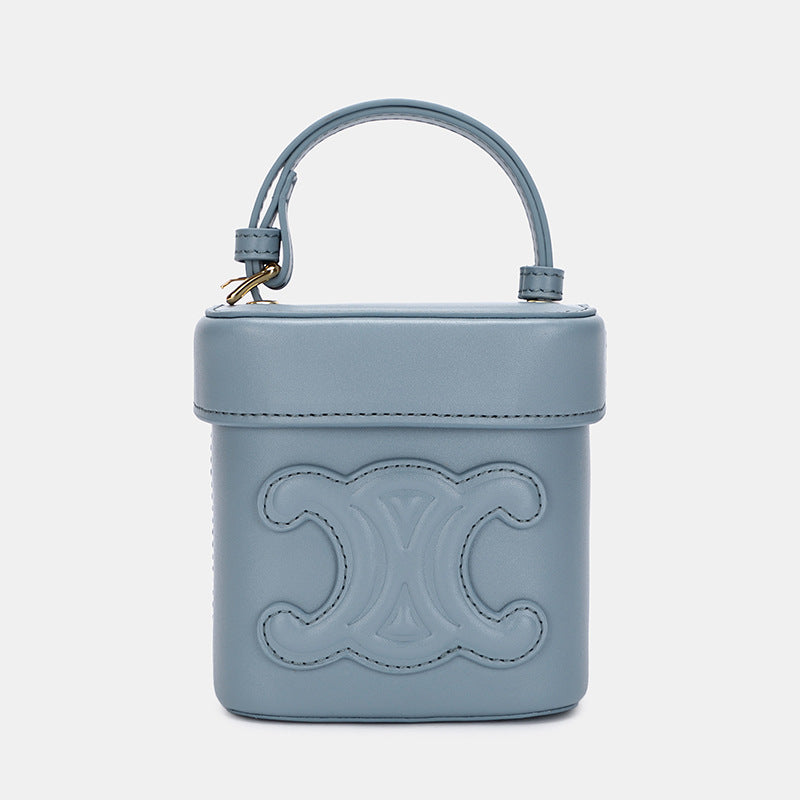 Women's Arc Portable Box Texture Lunch Fashion Shoulder Bags