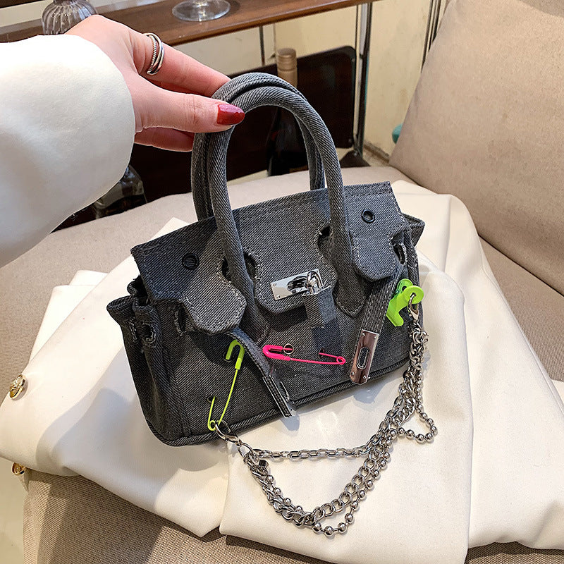 Women's Denim Classic Kelly Street Shot Handbags