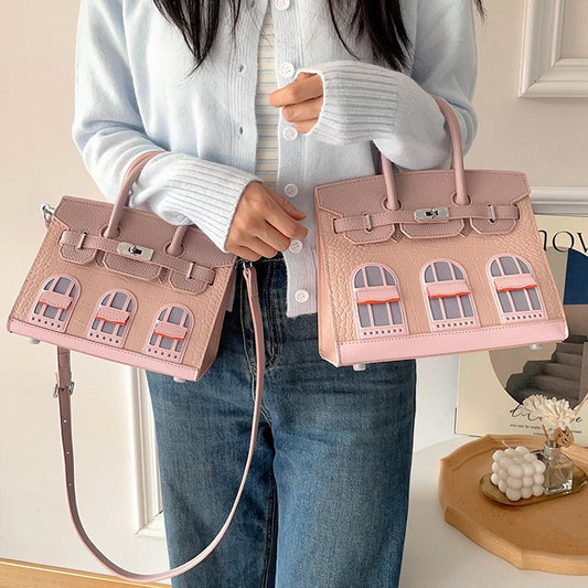 House Genuine Leather Kelly Fashion Cattlehide Handbags