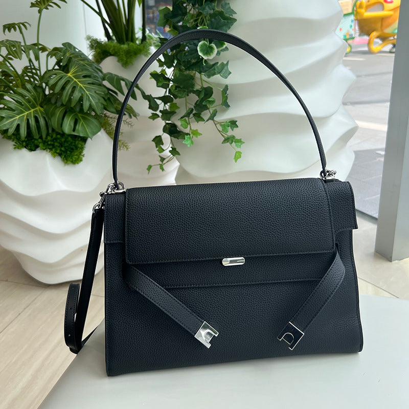 Women's High-grade Suede Large Capacity Commuter Kelly Shoulder Bags