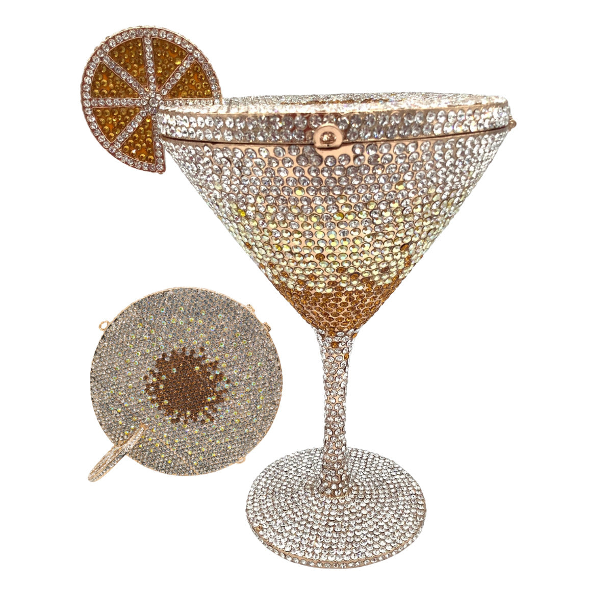 Women's Strictly Selected Cocktail Goblet Diamond Clutch Bags